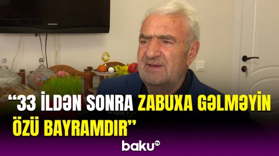 Şükür edirik ki, kəndimizə gəldik | Zabux sakinləri bayram sevincini bölüşdü