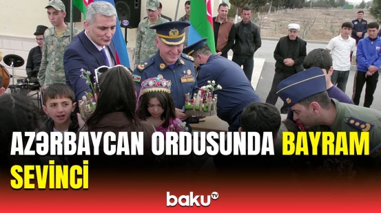 Azərbaycan Ordusunda Novruz bayramı münasibətilə silsilə tədbirlər keçirilib