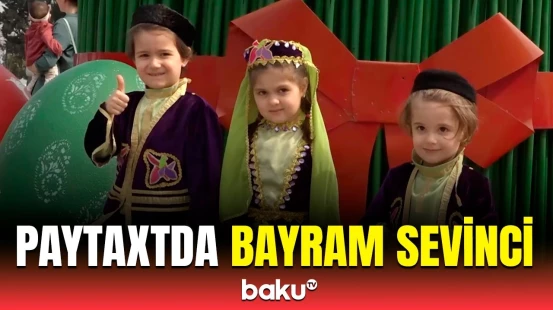 Bakı Novruz bayramı atributları ilə bəzədilib | Maraqlı görüntülər