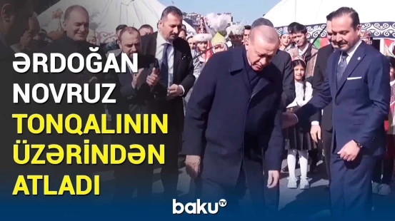 Ərdoğan Novruz bayramı münasibətilə keçirilən tədbirdə iştirak etdi