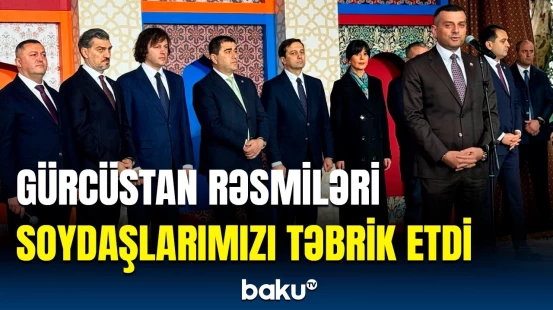 Marneulidə Novruz bayramı böyük coşqu ilə qeyd olunur | Prezident və Baş nazir tonqal qaladı