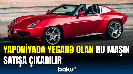 Xarici dizaynında eksklüziv detallarla fərqlənən avtomobil