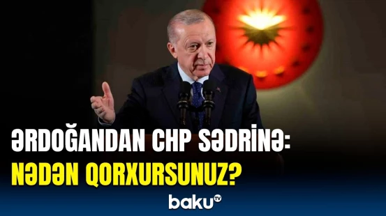 Ərdoğan CHP sədrini sərt şəkildə tənqid etdi