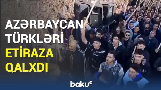 Kürdlərin ərazi iddialarına qarşı aksiya | Urmiyadan görüntülər
