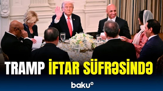 Tramp müsəlmanlarla bir arada | ABŞ Prezidentindən Ramazan təbriki