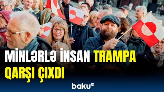 Biz satılmırıq | Danimarkada ABŞ əleyhinə etiraz aksiyası