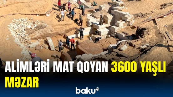 Naməlum firona aid sərdabə tapıldı | Yerin 7 metr dərinliyində...