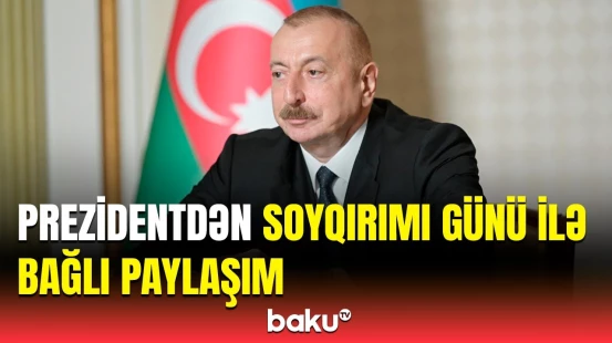 İlham Əliyev 31 Mart - Azərbaycanlıların Soyqırımı Günü münasibətilə paylaşım etdi