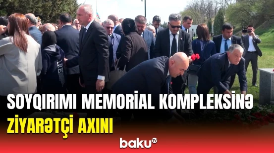 Sakinlər Quba Soyqırımı Memorial Kompleksini ziyarət edir