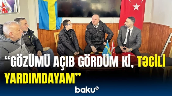 Qapıya vurub qışqırdım ki... | Türkiyəli ata və oğula İsveçdəki yanğınla bağlı qəhrəman adı verildi