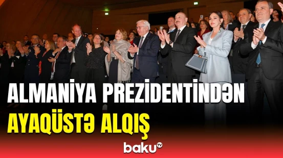 Azərbaycan və Almaniya prezidentləri Heydər Əliyev Mərkəzində konsertdə | Tam konsert