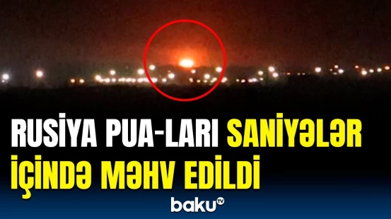 Ukrayna səmasında qorxulu anlar | Rusiyanın hücumu belə dəf edildi