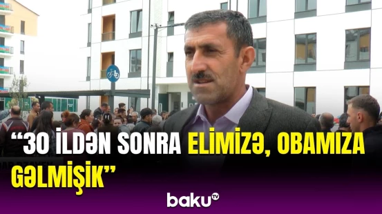 Bu günümüzə şükürlər olsun... | Ağdərə sakinlərinin sevinc dolu anları