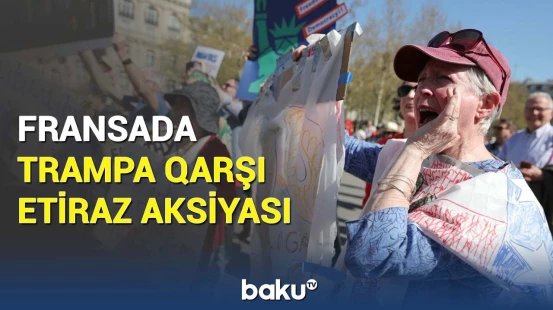 Fransada xalq ABŞ-nin iqtisadi siyasətinə qarşı ayağa qalxdı