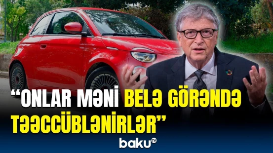 Milyarderə hədiyyə edilmiş sevimli avtomobil hamının marağına səbəb oldu