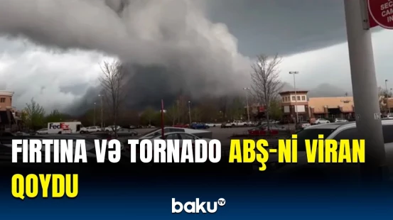 ABŞ-nin beş ştatında daşqınla bağlı 4-cü səviyyə xəbərdarlıq edildi