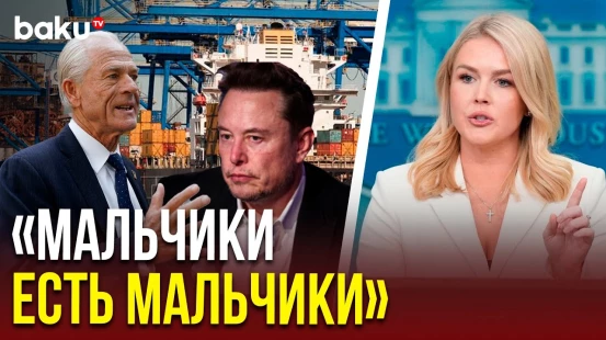 Кэролайн Ливитт прокомментировала перепалку Маска и Наварро в связи с новой тарифной политикой США