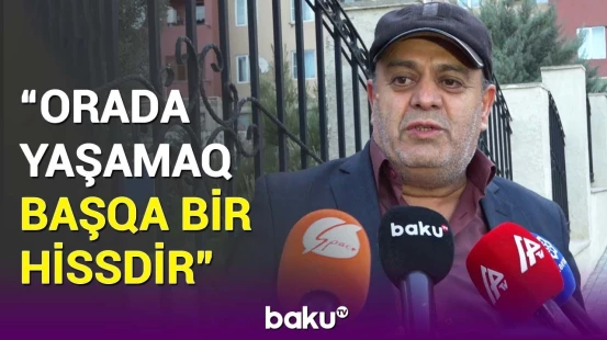 İndi arzum odur ki... | Ağdamın Sarıcalı kəndinə yola salınan sakinlər duyğularını bölüşdü