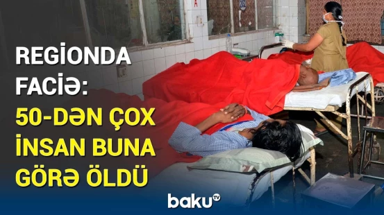 Onlarla insan görün nəyin qurbanı oldu | Hindistanda fəlakət