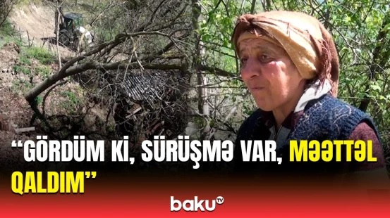 Quba sakinləri qorxu içində | Torpaq sürüşməsi ilə bağlı qurumdan təcili açıqlama