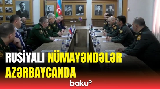 Rusiya Hərbi Akademiyasının nümayəndə heyəti Milli Müdafiə Universitetində olub