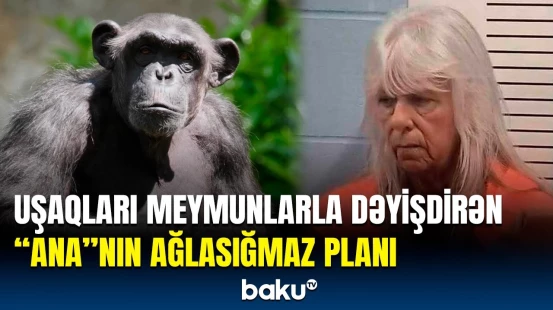 Uşaqları heyvanla barter edən qadın polisləri də mat qoydu