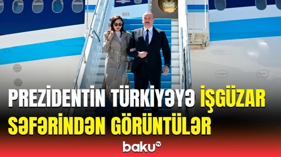 İlham Əliyevin "X" hesabında Türkiyəyə səfəri ilə bağlı paylaşım edilib