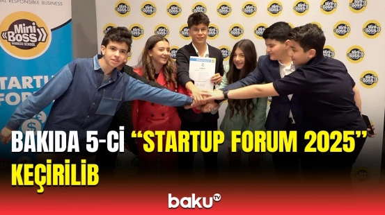 "MiniBoss Business School" Bakının şagirdləri öz layihələrini təqdim etdilər