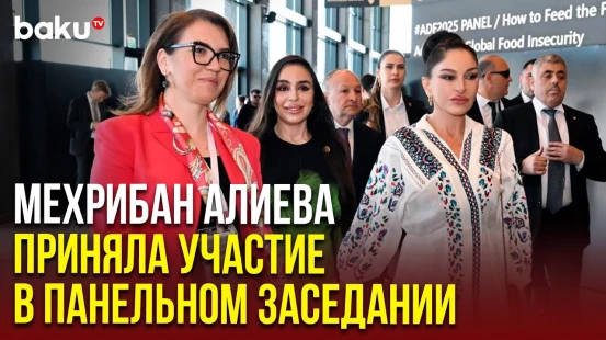 Первая леди Азербайджана приняла участие в панельном заседании Анталийского дипломатического форума