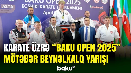 Koşiki Karate üzrə "Baku Open 2025" beynəlxalq turniri yekunlaşıb