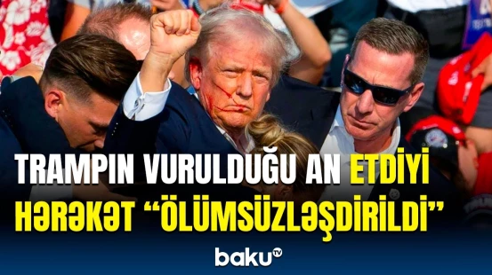 Trampa verilən hədiyyə gündəmi zəbt etdi | Lider açılışı özü etdi