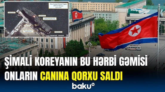 Şimali Koreyanın ən böyük hərbi gəmisinin peyk görüntüləri yayıldı | Analitiklərdən mühüm açıqlama