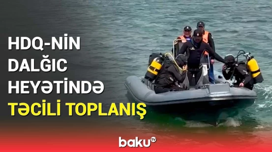 HDQ-nin dalğıc heyəti ilə təlim-metodiki toplanış keçirilib | Tapşırıqlar yerinə yetirildi