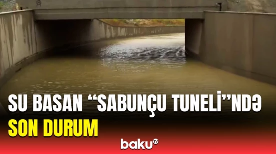 "Sabunçu tuneli"ndən keçməli olan sürücülərin diqqətinə