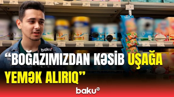 Od qiymətinə olan süni uşaq qidaları niyə ölkəmizdə istehsal edilmir?