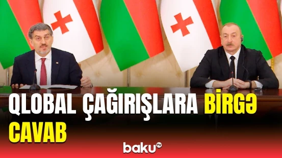 Gürcü və Azərbaycan xalqları bu mübarizədə bir yerdədir | Gürcüstan Prezidenti