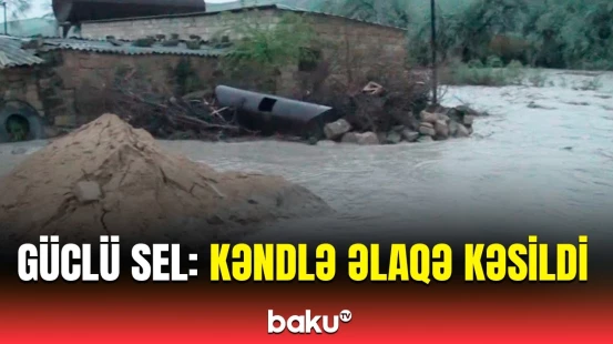 Həyət-bacamız su içindədir | Hacıqabulda leysan ciddi fəsadlar törətdi