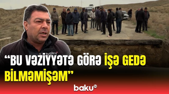 Uşaqlarımız çöllərdə qalıb... | Qəsəbə sakinləri hər gün ölümlə üz-üzə