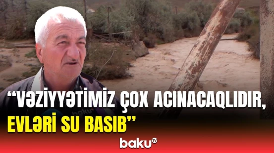 Təbii fəlakətdir, necə edək?! | Sel Hacıqabul sakinlərini çıxılmaz vəziyyətdə qoydu
