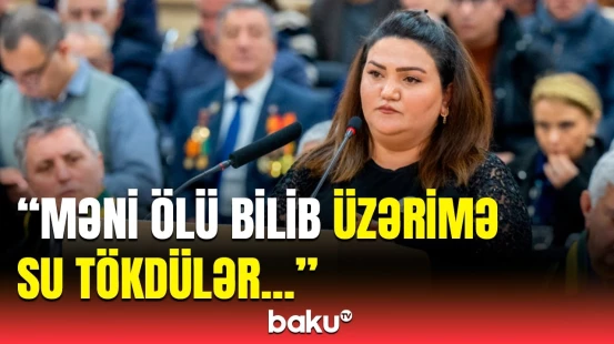 Təqsirləndirilən şəxslərin məhkəməsi | Zərərçəkmiş Xocalı sakinləri dəhşətli faktları danışdılar