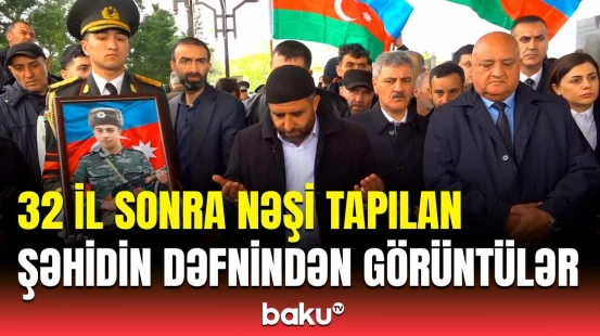 I Qarabağ müharibəsinin itkin şəhidi Suraxanıda dəfn olundu