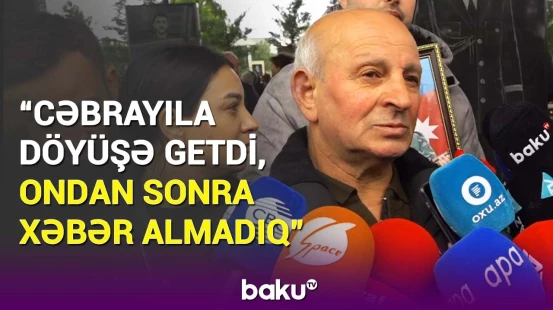 Şükür Allaha, ziyarət edəcəyimiz qəbri oldu | İtkin şəhidin qohumları danışdı