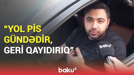Qubadakı bu yol bağlandı, 7 kəndlə əlaqə kəsildi | Sürücülər çarəsiz vəziyyətdə