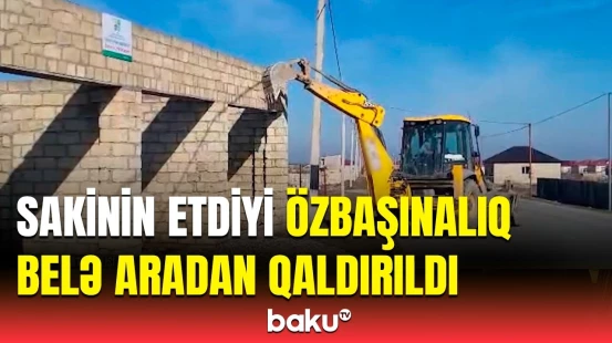 Qubada qanunsuz əməlin qarşısı alındı | FHN tədbir gördü