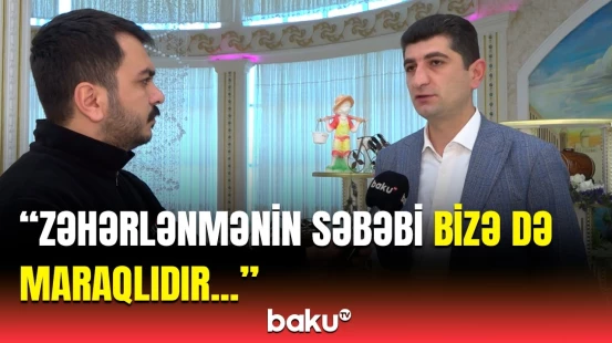 Məşhur şadlıq sarayındakı zəhərlənməyə qidalar səbəb olub? | Restoranın administratoru danışdı