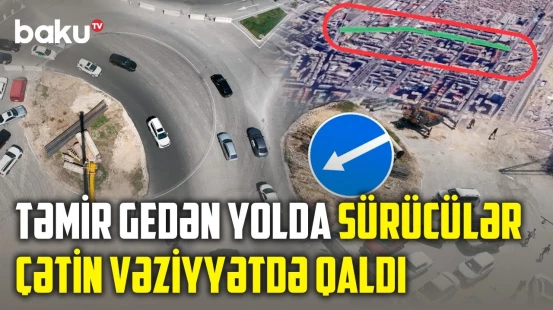 Yol nişanları var, amma... | Bu küçələrin kəsişməsində hansı problemlər var? - NECƏ OLMALIDIR?