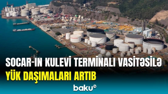 SOCAR-a məxsus Kulevi neft terminalı vasitəsilə ümumilikdə neçə ton yük aşırılıb?