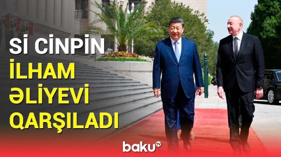 Prezident İlham Əliyevin Pekində rəsmi qarşılanma mərasimi olub