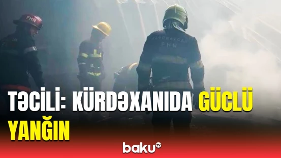Dəhşətli yanğının olduğu ərazidən bağlantı | Baku TV Kürdəxanıda