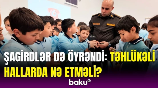 İşğaldan azad olunan ərazilərdə “Təhlükəsiz məktəb” layihəsi həyata keçirildi